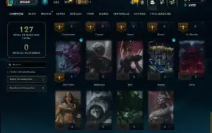 Bronze 3 com 50 Champs e 18 Skins