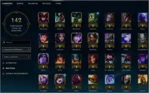 Conta League of Legends - Bronze 2 + 42 Champs e Skins+