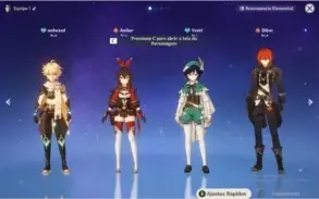 conta diluc+venti+xiangling+razor