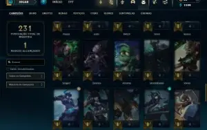 Ferro 2 com 70 Champs e 27 Skins ( Mais de 30 Jogos )