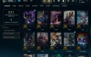 Ferro 2 com 70 Champs e 27 Skins ( Mais de 30 Jogos )