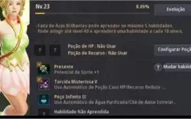 sORC 282/330 COM CARRACA GRADUAL E CHAR LIFESKILLER