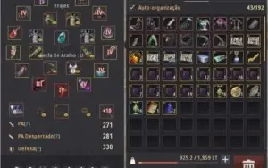 sORC 282/330 COM CARRACA GRADUAL E CHAR LIFESKILLER