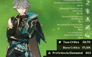 Conta Rank56 com 5 Personagens 5* e 3 Armas 5*