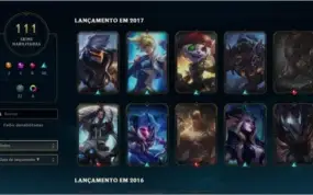 CONTA DE LOL PLAT4 MMR DE DIAMANTE DA SEASON PASSADA
