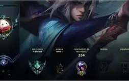 CONTA DE LOL PLAT4 MMR DE DIAMANTE DA SEASON PASSADA
