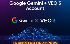 GEMINI 2.5 + VEO 3 (Acesso por 15 MESES!!)
