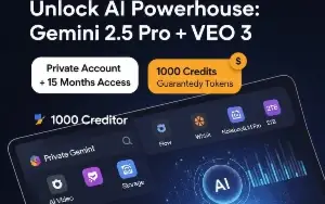 GEMINI 2.5 + VEO 3 (Acesso por 15 MESES!!)