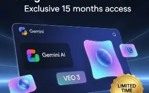 GEMINI 2.5 + VEO 3 (Acesso por 15 MESES!!)