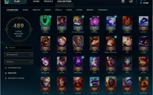 CONTA MESTRE SEASON 7 COM 69 SKINS E TODOS CAMPEÕES