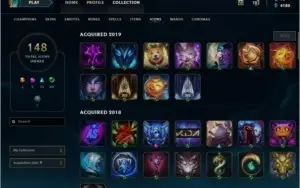 CONTA MESTRE SEASON 7 COM 69 SKINS E TODOS CAMPEÕES