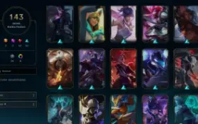 Conta League of Legends LvL 421 Todos os Campeões 143 Skins