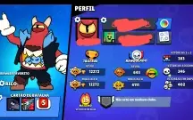 Conta brawl stars muiito boa 2 lendários desbloqueando kanji