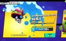 Conta brawl stars muiito boa 2 lendários desbloqueando kanji
