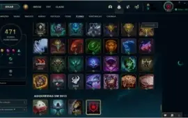 Conta lol 2013 292 skins Plat II