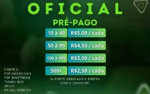 Revenda IPTV/P2P Barato