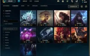 Conta prata 3 com 148 champs e 83 skins