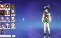 Conta Genshin AR 51 com Venti, Klee, Jean, Zhongli