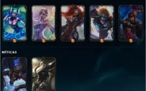 Conta League of Legends+Skins