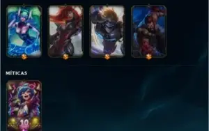 Conta de League of Legends 547 Skins