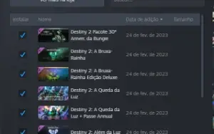 Conta da Steam com todas as DLC'S de Destiny 2 + Passe anual