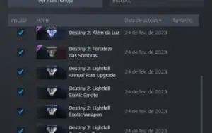 Conta da Steam com todas as DLC'S de Destiny 2 + Passe anual