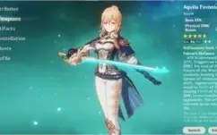 ZhongLi C1 + Jean + Aquila Favonia + The Unforged