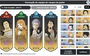 BlackClover M Yami Red 5 Estrelas conta Free Top 