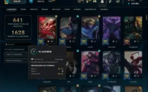 Esmeralda 2 com TODOS os champs e 216 Skins (Nivel 598)