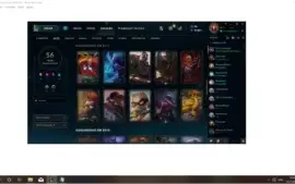 Ouro 3 todos os campeoes  56 skins   barato
