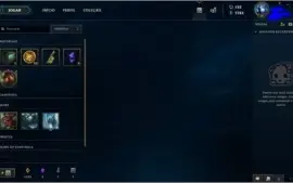 Conta lol unranked  lvl 89