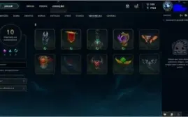 Conta lol unranked  lvl 89