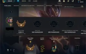 CONTA SMURF GOLD 4 63% DE WINRATE MMR BOOSTADO