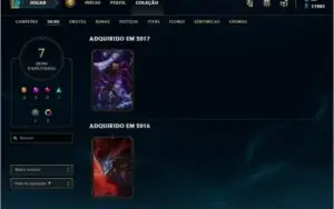 Conta LoL para iniciantes ou pra Smurfs