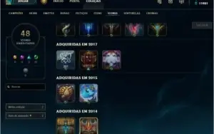 Conta LoL para iniciantes ou pra Smurfs