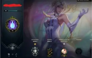 conta pulando liga main lux elemantalista mmr alto prata 1