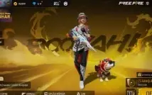conta freefire com bandeirão antiga
