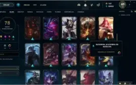 Conta League of Legends 30k de EA/78 skins/faltam 2 champs.