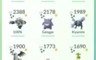 Conta Pokemon go nível 41 247 shinys, 70 100%, shinys 100%