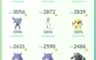 Conta Pokemon go nível 41 247 shinys, 70 100%, shinys 100%