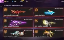 Conta de free fire com três toque criminal