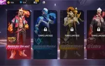 Conta de free fire com três toque criminal