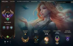 League of Legends conta nvl 700, 270skins, all champs