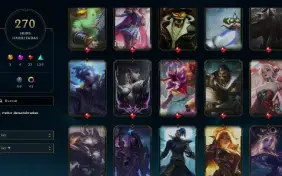 League of Legends conta nvl 700, 270skins, all champs