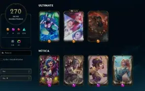 League of Legends conta nvl 700, 270skins, all champs