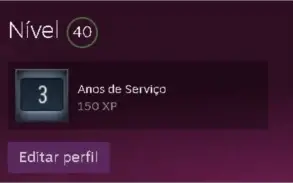 conta steam level 40 com csgo prime