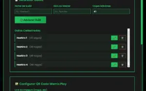 Legend of Ymir Painel automático remanejamento de guild