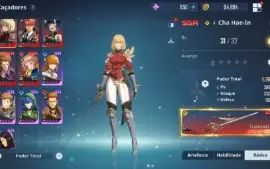 Conta Solo Leveling Arise - 8 SSR