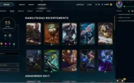 Conta league of legends plat2