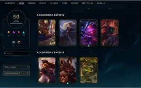 CONTA LOL COMPETITIVA 25 RUNE PAGES  127 CAMPEÕES desde 2013